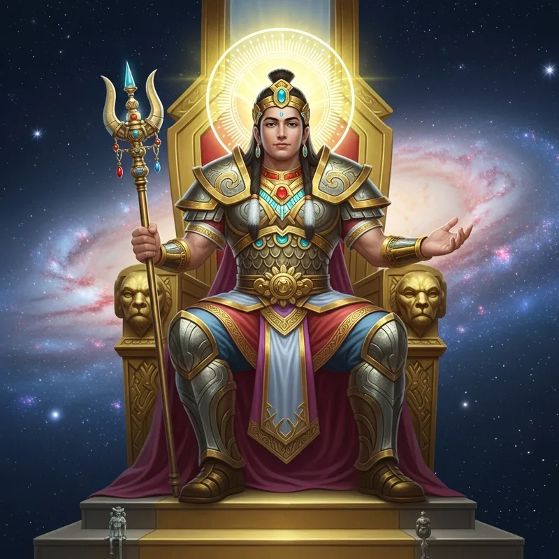 Divine Deity in Celestial Realm