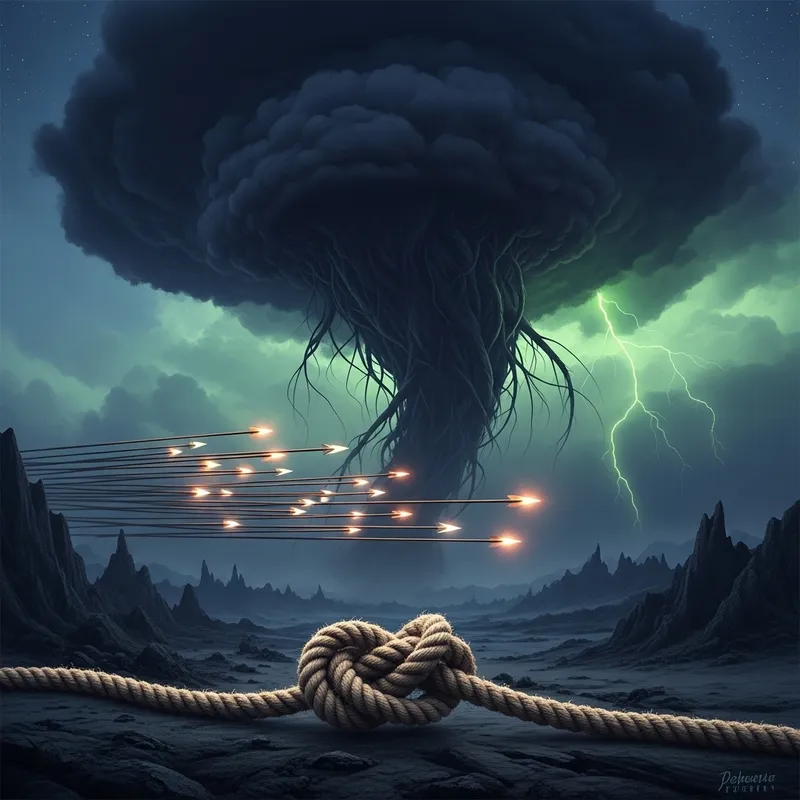 Depression, Anxiety & Stress: Abstract Illustration