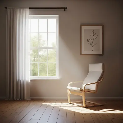 Serenity Through Minimalism: Embracing Acceptance in an Empty Room