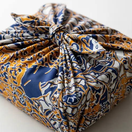 Furoshiki Bento Wrapping Process: Artful Japanese Technique