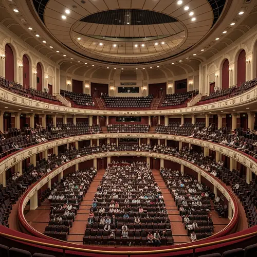 Stunning Interior View of 1000-Person Oval Auditorium
