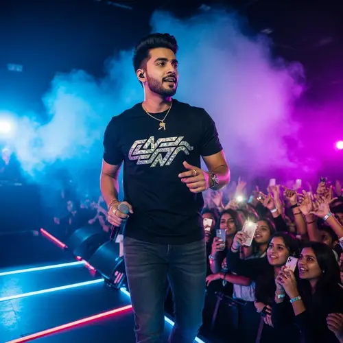 Jungkook Calvin Klein Collection: South-Asian Male Music Artist in Stylish T-shirt