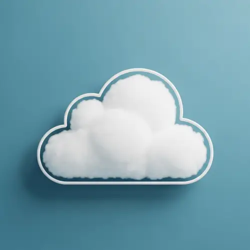 Modern Cloud Icon Design for Weather Apps and Storage