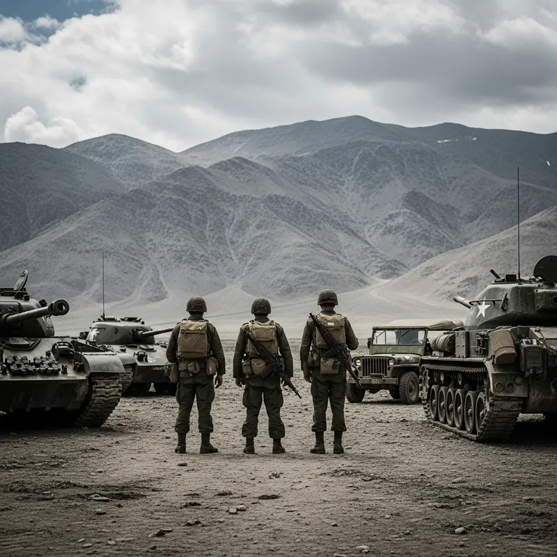 Afghanistan War with Russia - Historical Conflict Scene