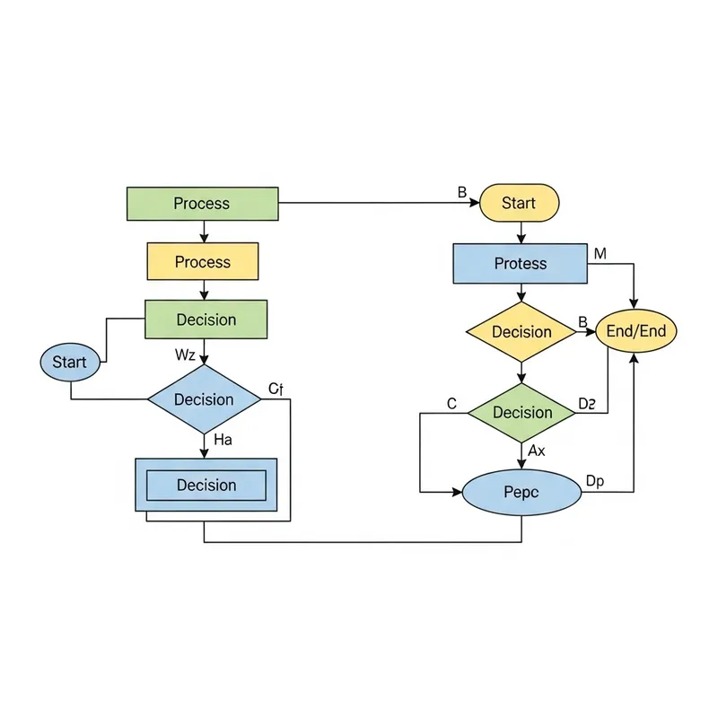 Professional and Clear Flowchart Design | Organized Layout
