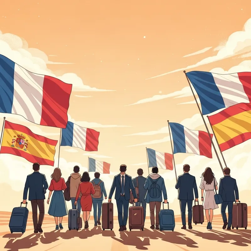 European Culture Unity in Illustration - Flags Diversity European Culture Unity in Illustration - Flags Diversity