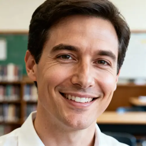 Professional Teacher Headshot: Warm & Approachable