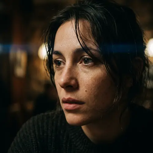 Stunning Close-Up Woman Shot with Classic Lens
