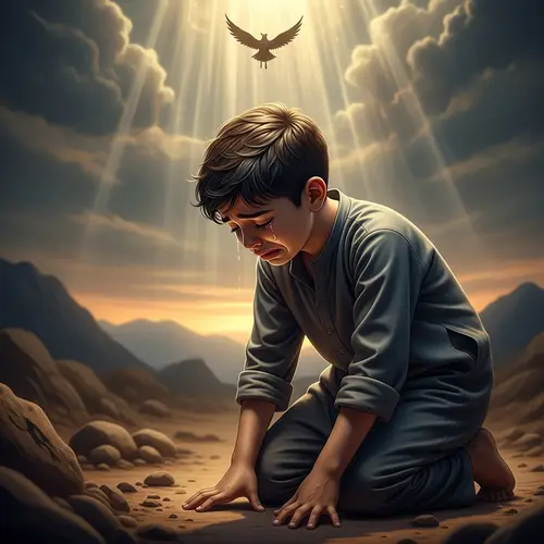 Miraculous Light: A Boy in Tears