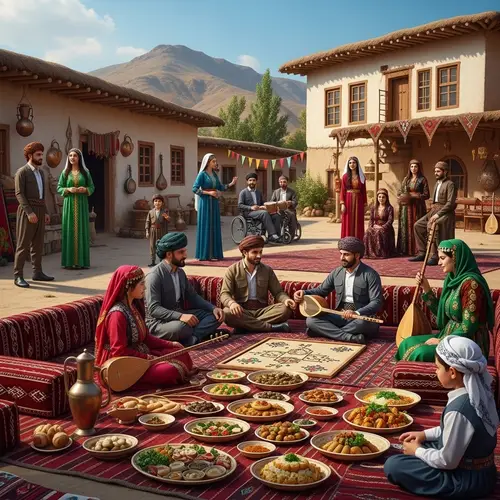 Discover Kurdish Culture: Traditional Life in Mountain Landscape