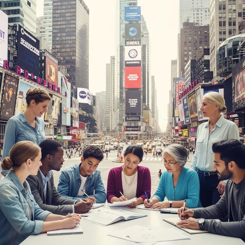 Collaboration in a Vibrant Cityscape Collaboration in a Vibrant Cityscape