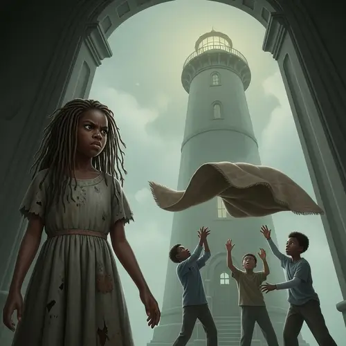 Haunted Lighthouse Encounter: African American Ghost Girl and Mischievous Boys