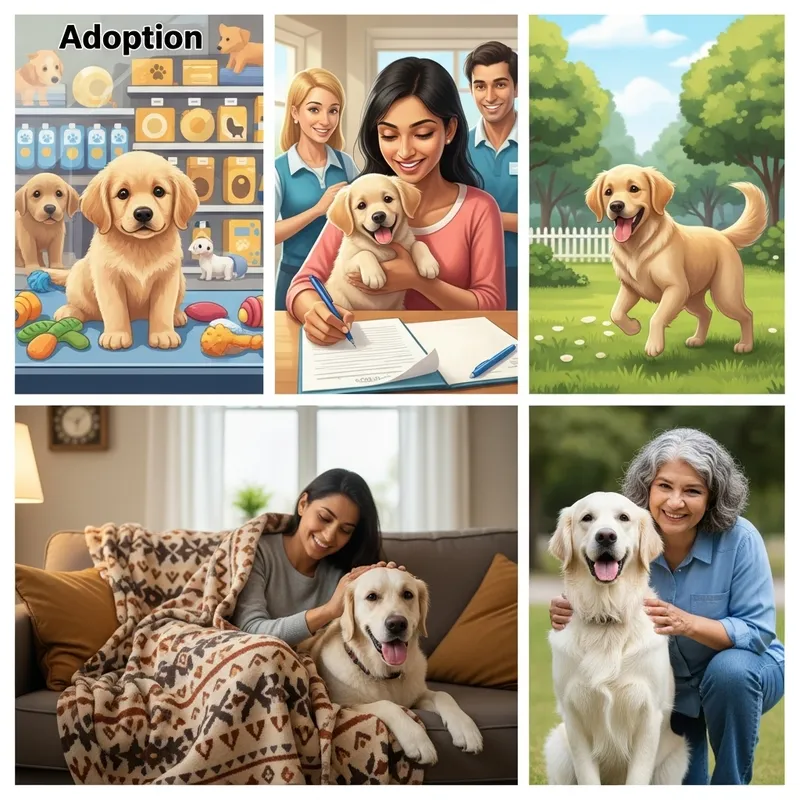 Heartwarming Journey of a Fluffy Golden Retriever Heartwarming Journey of a Fluffy Golden Retriever