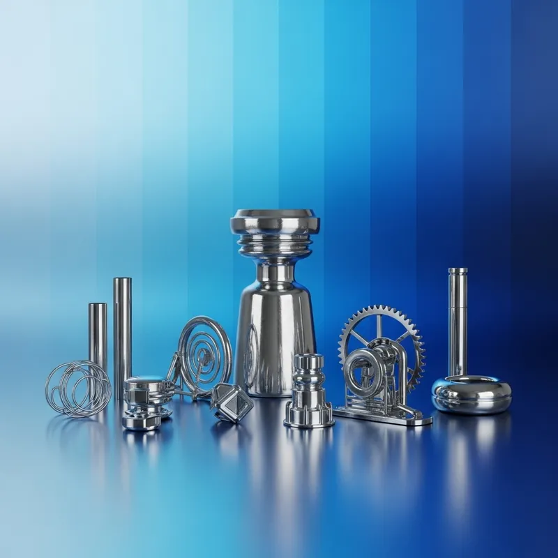 Blue Gradient Metallic Background Blue Gradient Metallic Background