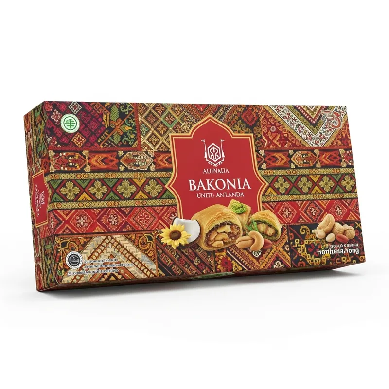 Vibrant Indonesian Baklava Packaging Design | Cultural Heritage & Diversity