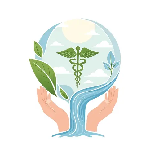 Elegant Heal Icon for Wellness and Restoration