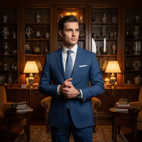 Elegant Lightskin Individual Embodying Prestige