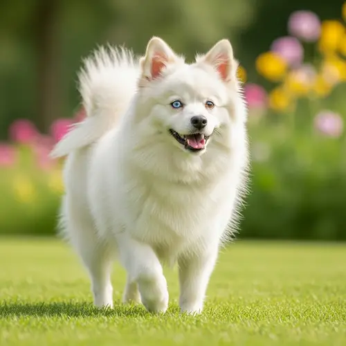 Charming and Playful Dog with Fluffy Tail | Lovable Canine