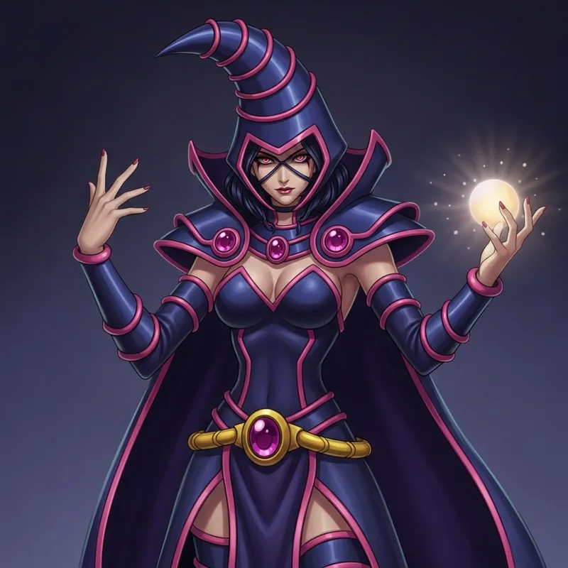 Empowering Maga Oscura: Mystical Comic Book Artwork