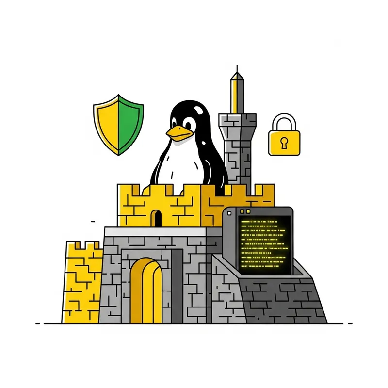 Linux Security: Visual Design - Enhancing Tux Penguin's Shield Linux Security: Visual Design - Enhancing Tux Penguin's Shield