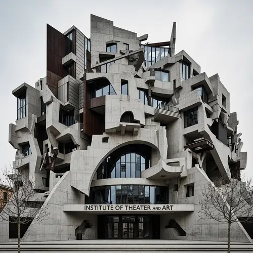 Institute of Theater and Art | Deconstructivist Style Building