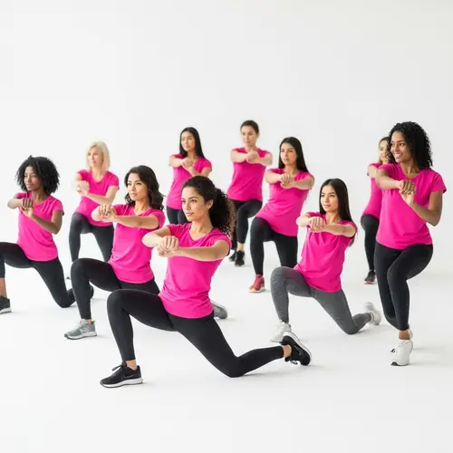 Diverse Women Fitness Class: Strength, Agility, Flexibility