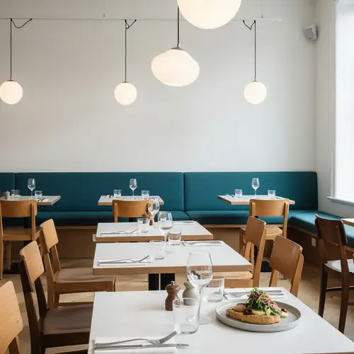 Minimalist Scandinavian Restaurant with Modern Cuisine