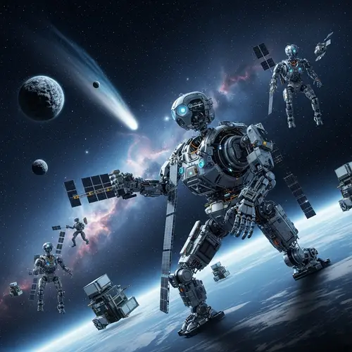 AI Robots Exploring Outer Space: Technological Marvels