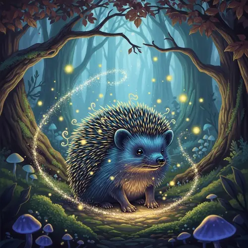 Mystical Hedgehog - Enchanting and Unique