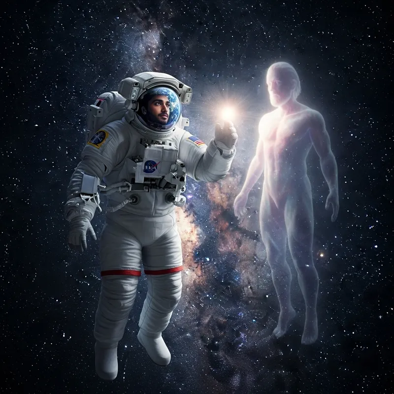 Astronaut Talking to God: Spiritual Encounter in Deep Space