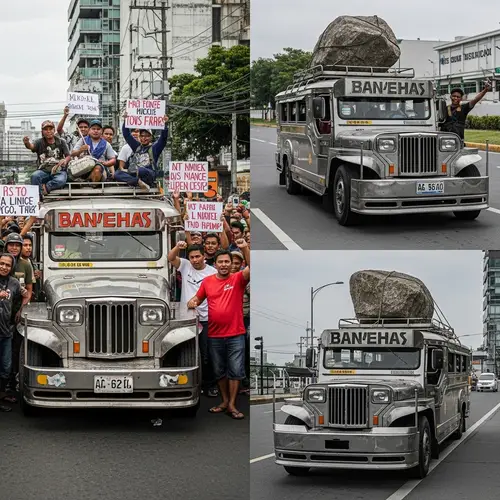 Jeepney Phaseout Protest: Traditional vs Modernized Jeeps