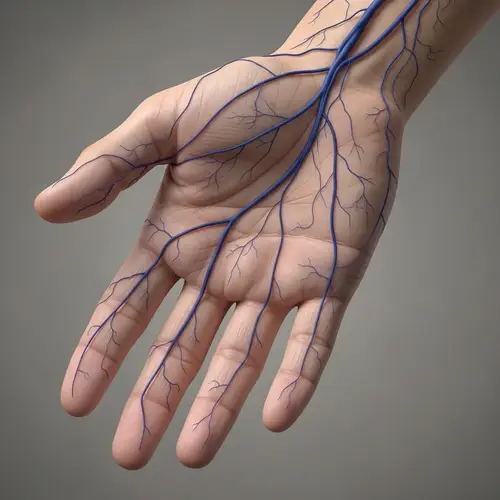 Explore Your Hand's Intricate Vein Network