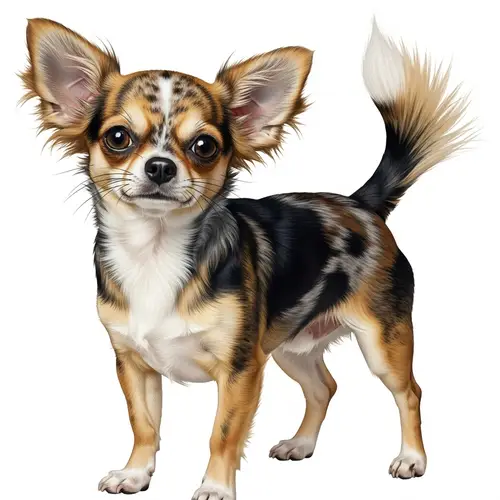 Detailed Image of Chihuahua - Expressive Eyes, Erect Ears, Colorful Coat