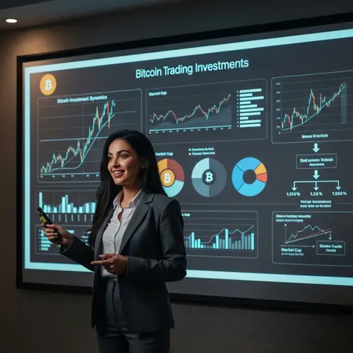 Stunning Young Woman's Bitcoin Trading Presentation