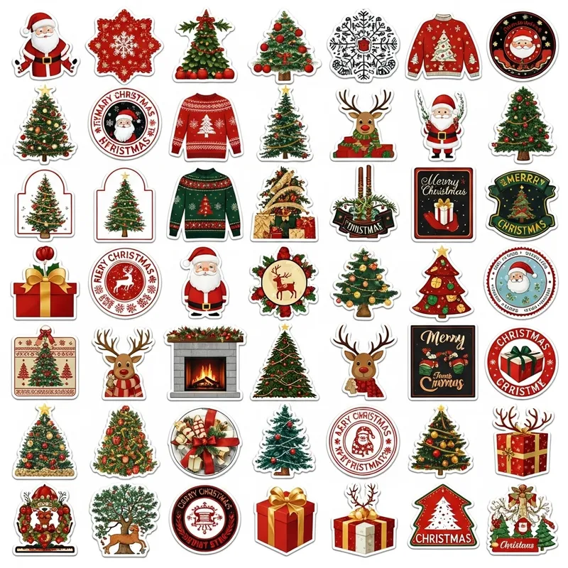 100 Christmas Stickers for Festive Decorating 100 Christmas Stickers for Festive Decorating