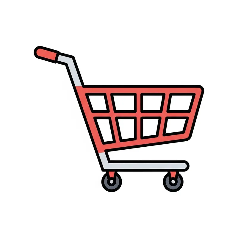 Shopping Cart Icon: Add Items for Purchase Shopping Cart Icon: Add Items for Purchase
