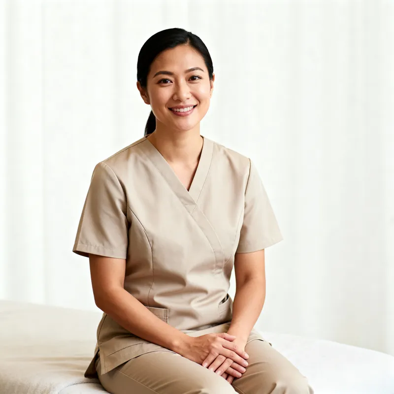 Professional Massage Therapist Headshot