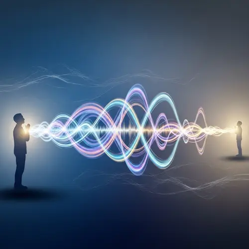 Artistic Representation of Communicative Sound Waves