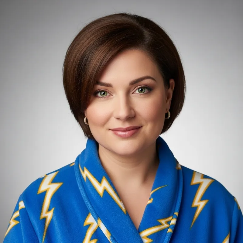 Compassionate Plump Mother | Cascade Haircut | Green Eyes