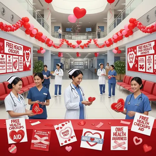 Valentine’s Day Hospital Campaign: Love-infused Health Promotion