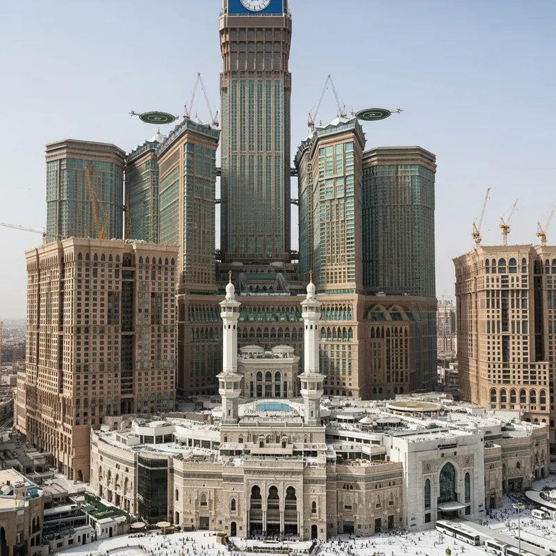 World's Largest Hotel in Mecca, Saudi Arabia - Abraj Kudai