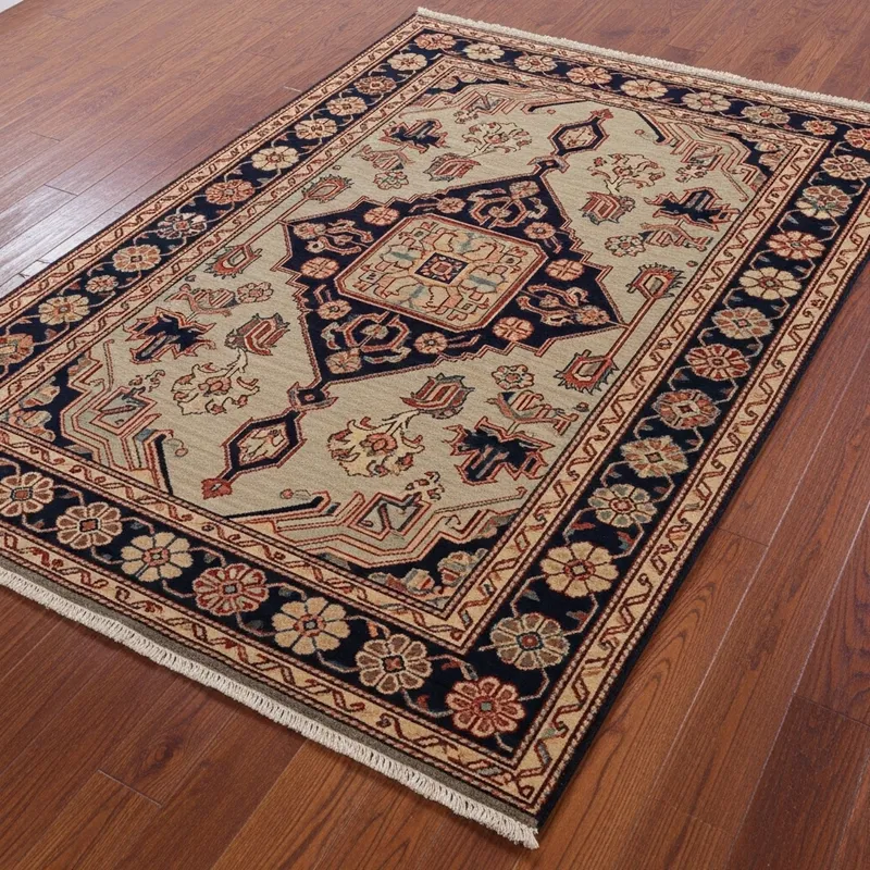 Stylish Floral & Geometric Rug Stylish Floral & Geometric Rug