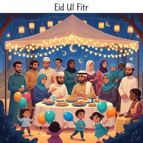 Eid ul Fitr Festive Celebration | Family Gathering with Traditional Food & Laughter