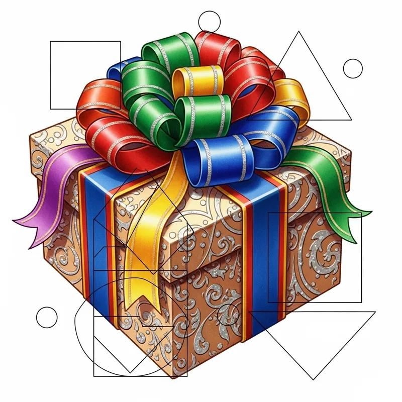 Detailed Gift-themed Design for Coupon Bond Detailed Gift-themed Design for Coupon Bond