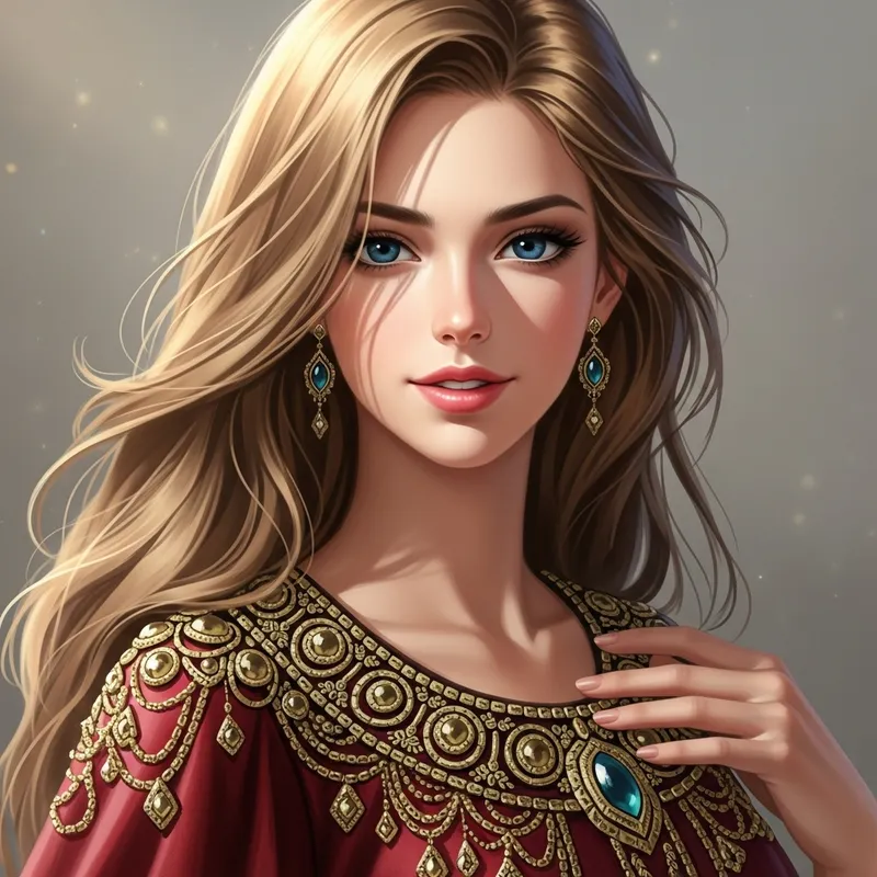 Beautiful Young Woman, Wealthy 19-Year-Old