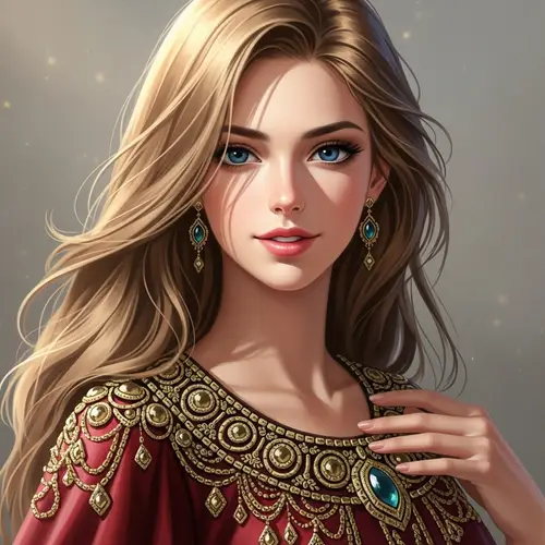 Youthful Elegance and Luxury - Portrait of an Affluent 19-Year-Old