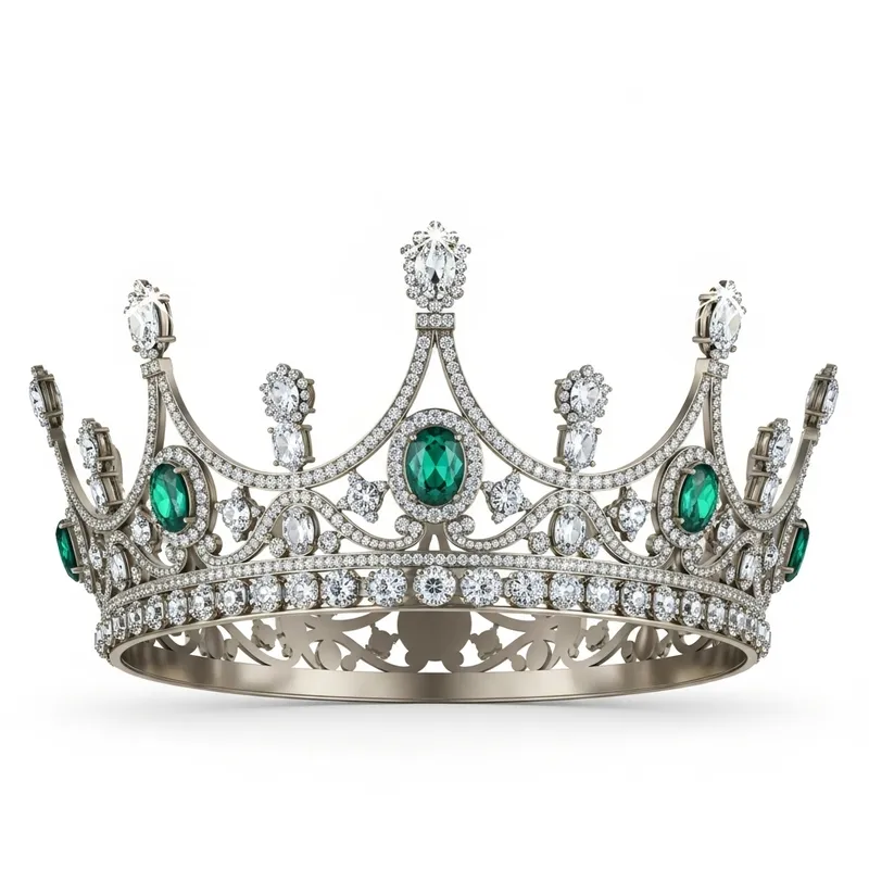 Majestic Crown | Regal Beauty & Dazzling Gemstones