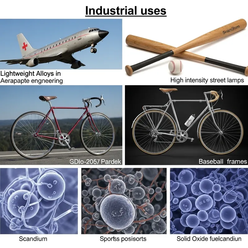 Photo Realistic Scandium Uses in Industries