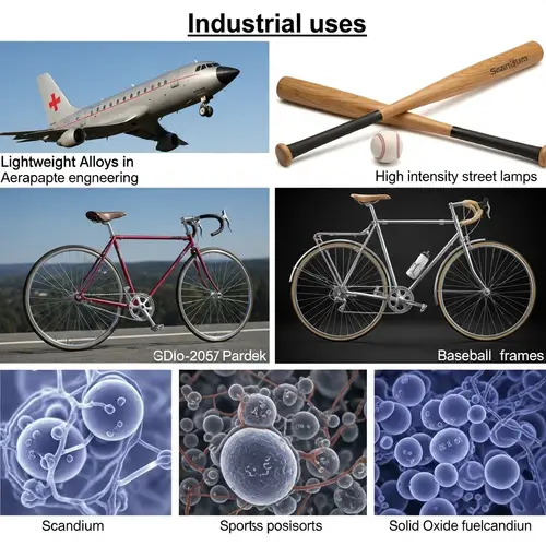 Scandium Uses in Industries: Aerospace, Lighting, Sports & More