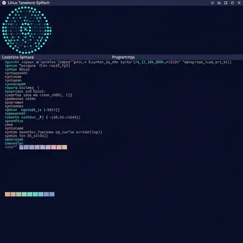 Elegant Linux Terminal Theme Design